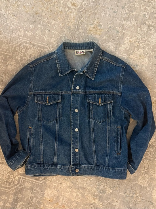 bill blass Other - Vintage Bill Blass Denim Jacket Mens Size L Blue Trucker Style